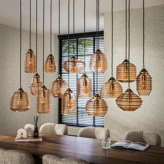 Hängelampe Rib Glas XXL - lefurn.de