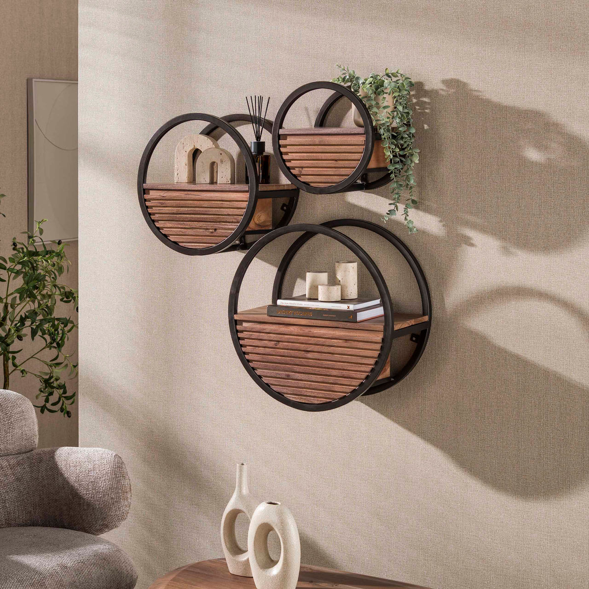 Wandregal Circulo 1L Ø40cm