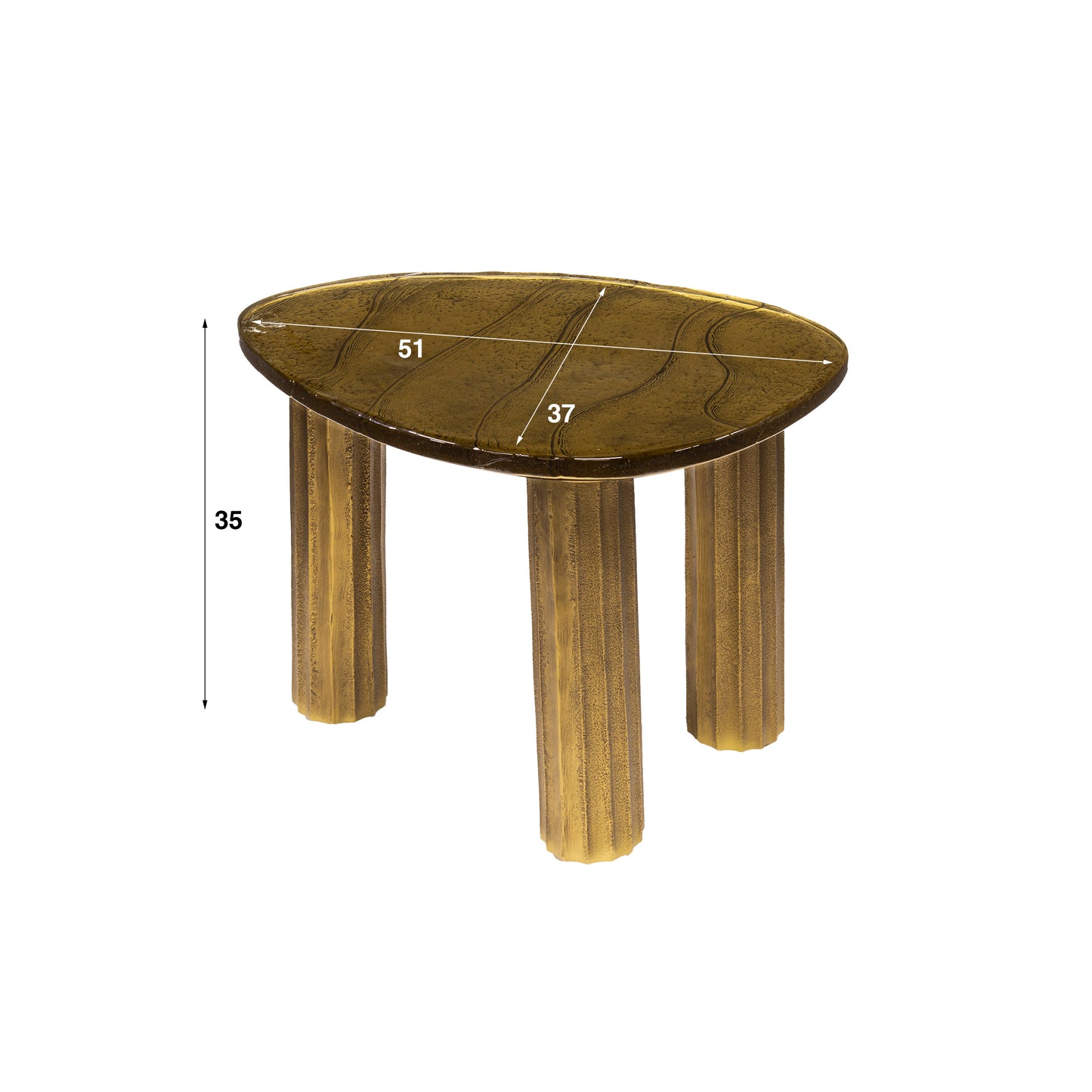 Moderner Couchtisch Eclipse 1 S aus Holz mit quadratischer Form und geradlinigem Design, von lefurn.de.