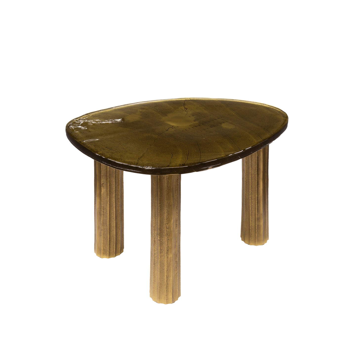 Moderner Couchtisch Eclipse 1 M von lefurn.de mit schwarzer Holzoberfläche und stabilem Design, ideal für das Wohnzimmer
