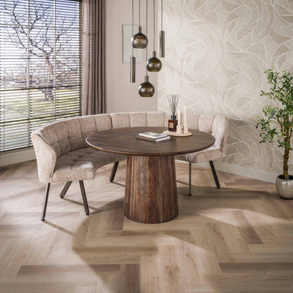 Esszimmerbank Raster Round