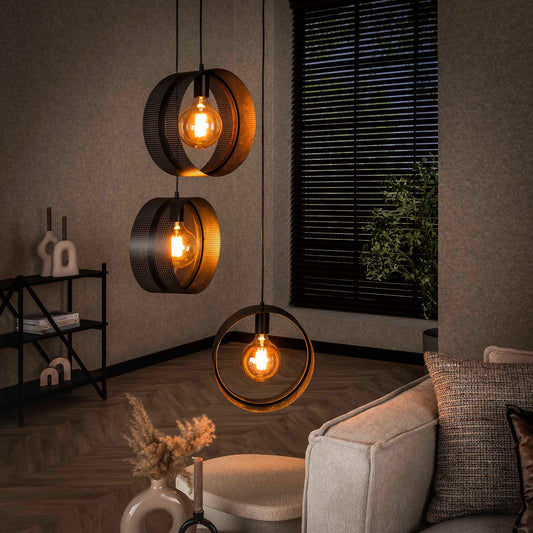 Hängelampe Lochblech 3L - lefurn.de