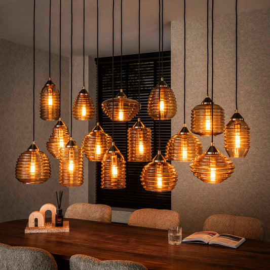 Hängelampe Rib Glas XXL - lefurn.de