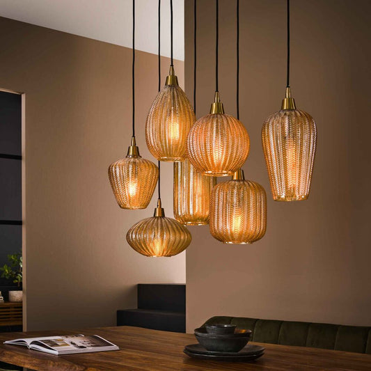 Hängelampe 4+3 V-Shape - lefurn.de