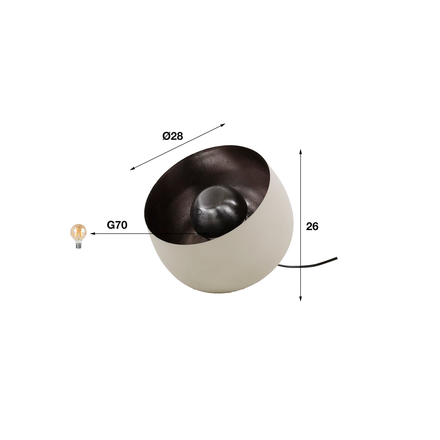 Tischlampe Sphere M - lefurn.de