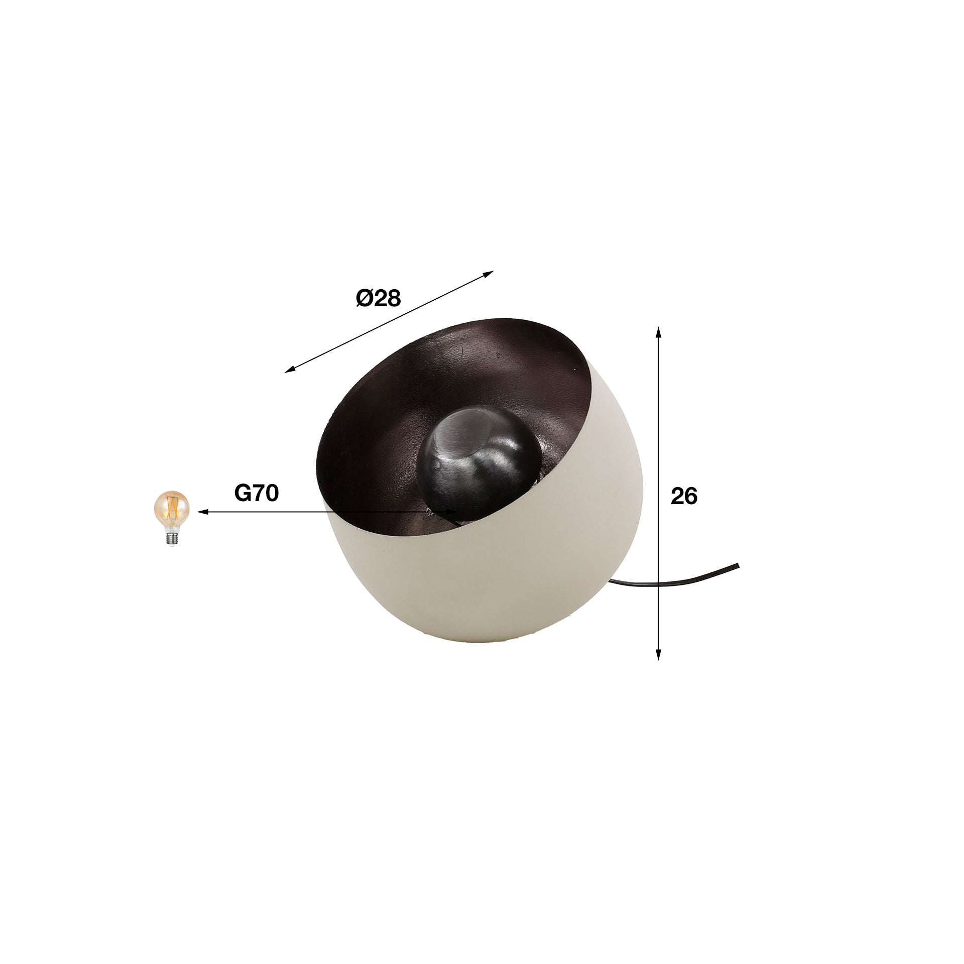 Tischlampe Sphere M - lefurn.de