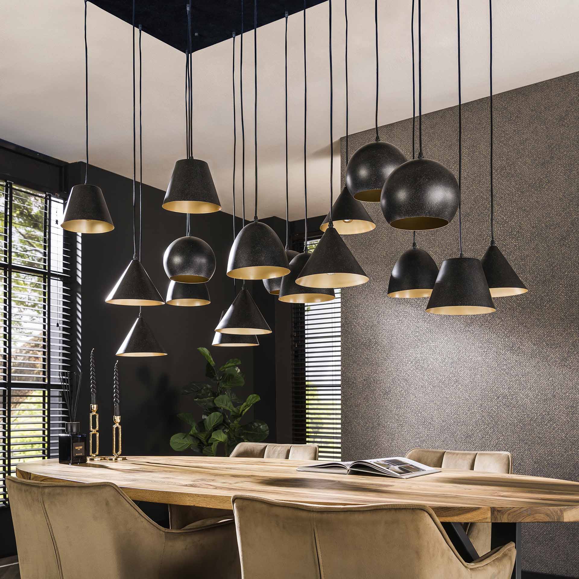 Hängelampe Metallkappe Mix XXL - lefurn.de