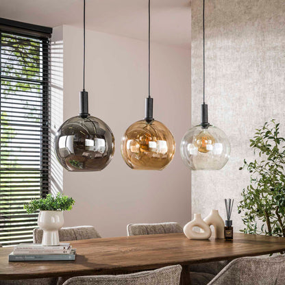 Hängelampe Sfero Tricolore von lefurn.de mit bunten Lampenschirmen, moderne Beleuchtung für Wohnräume