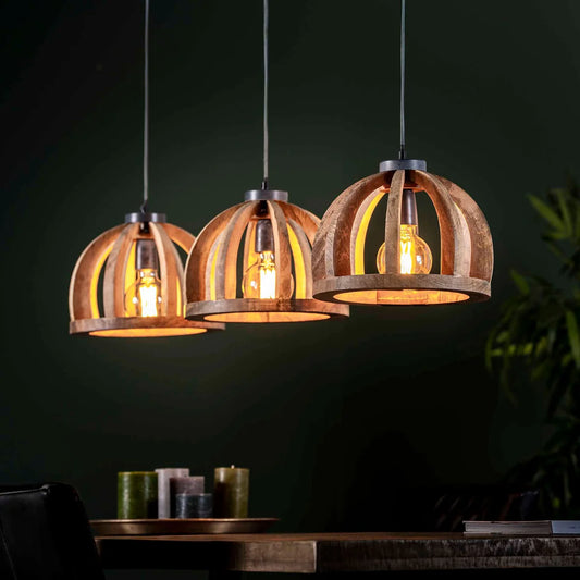 Hängelampe Holzbogen 3L - lefurn.de