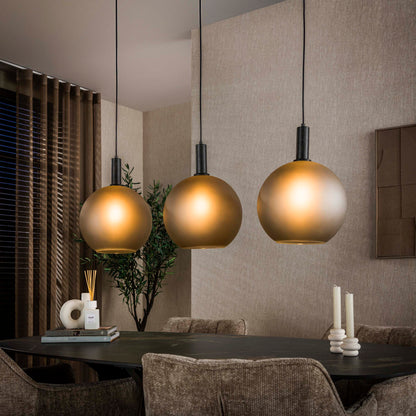 Hängelampe Bubble Frosted von lefurn.de mit mattem Glas, moderne Beleuchtung für Wohnzimmer oder Essbereich, stilvolles Design