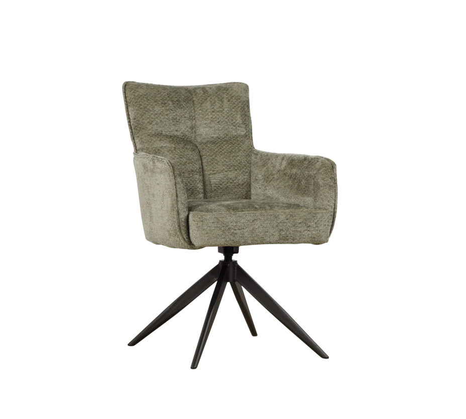 Moderner Lieve Stuhl von lefurn.de mit gepolstertem Sitz und Holzbeinen, ideal für Esszimmer oder Büro.