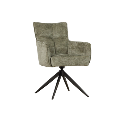 Moderner Lieve Stuhl von lefurn.de mit gepolstertem Sitz und Holzbeinen, ideal für Esszimmer oder Büro.