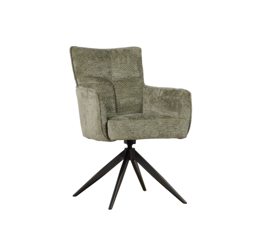 Moderner Lieve Stuhl von lefurn.de mit gepolstertem Sitz und Holzbeinen, ideal für Esszimmer oder Büro.