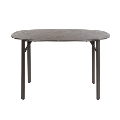 Dänischer ovaler Bartisch von lefurn.de mit hellem Holzdesign und eleganter Oberfläche, ideal für moderne Essbereiche