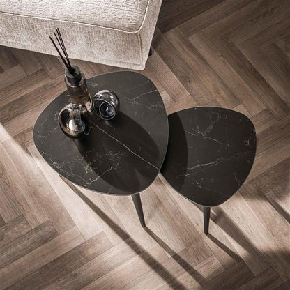 Beistelltisch Set Keramik Triangle - lefurn.de