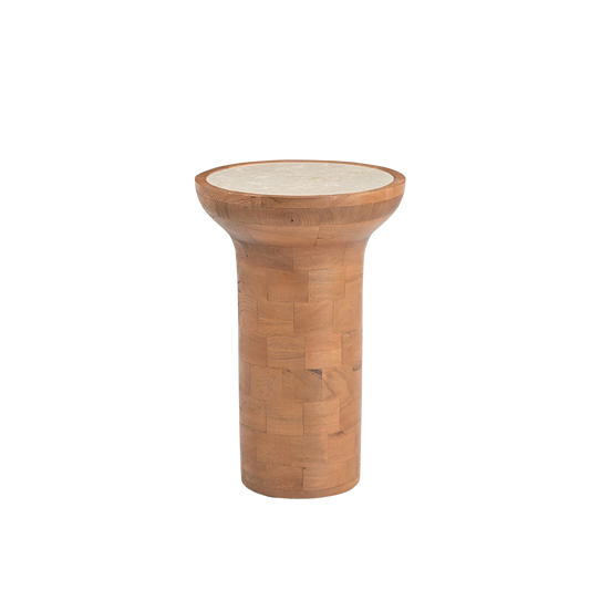 Beistelltisch Zoe von lefurn.de, moderner Tisch aus Holz mit stilvollem Design, ideal für Wohnzimmer und Sitzbereich