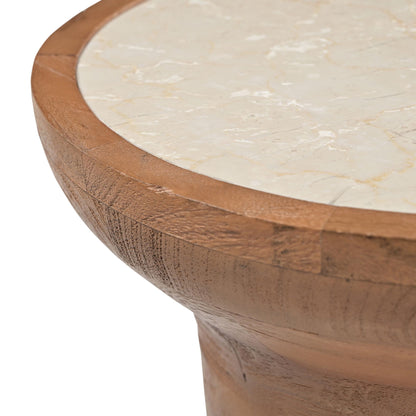 Beistelltisch Zoe von lefurn.de mit modernem Design, aus Holz und Metall, ideal für Wohnzimmer oder Schlafzimmer.