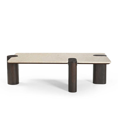 Moderner Couchtisch Maeve 128 aus Holz mit klaren Linien und stilvollem Design, von lefurn.de.