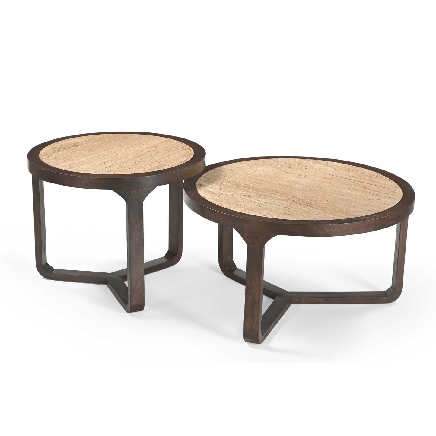 Heller Couchtisch Morris 60 aus Holz mit modernem Design, ideal für Wohnzimmer, von lefurn.de.