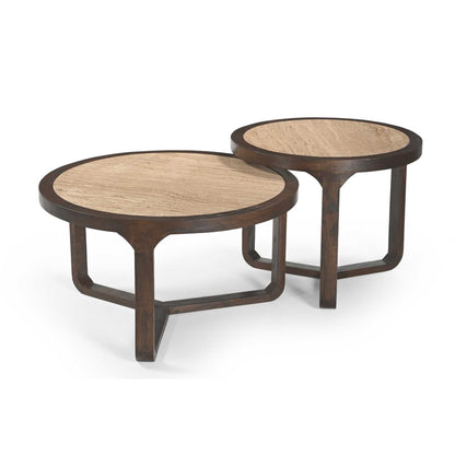 Moderner Couchtisch Morris 75 von lefurn.de aus Holz mit quadratischer Form und stilvollem Design.