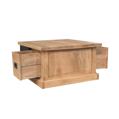 Moderner Couchtisch Noa von lefurn.de mit Holzoptik und stilvollem Design, ideal für das Wohnzimmer