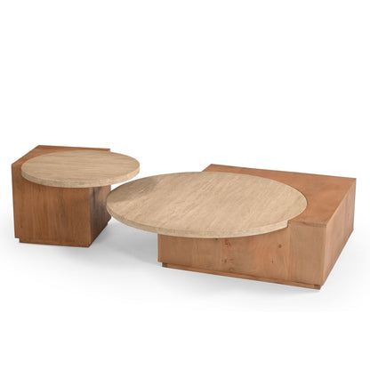 Moderner Couchtisch Numa 103 aus Holz mit stilvollem Design, von lefurn.de, zeigt die elegante Oberfläche und stabile Konstruktion.