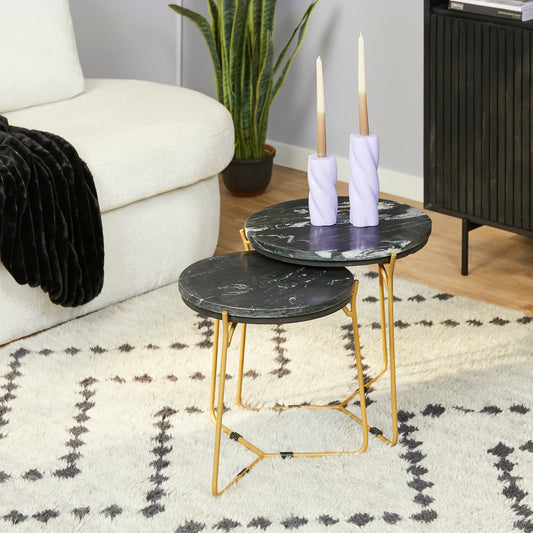 Modernes Couchtisch-Set Caly