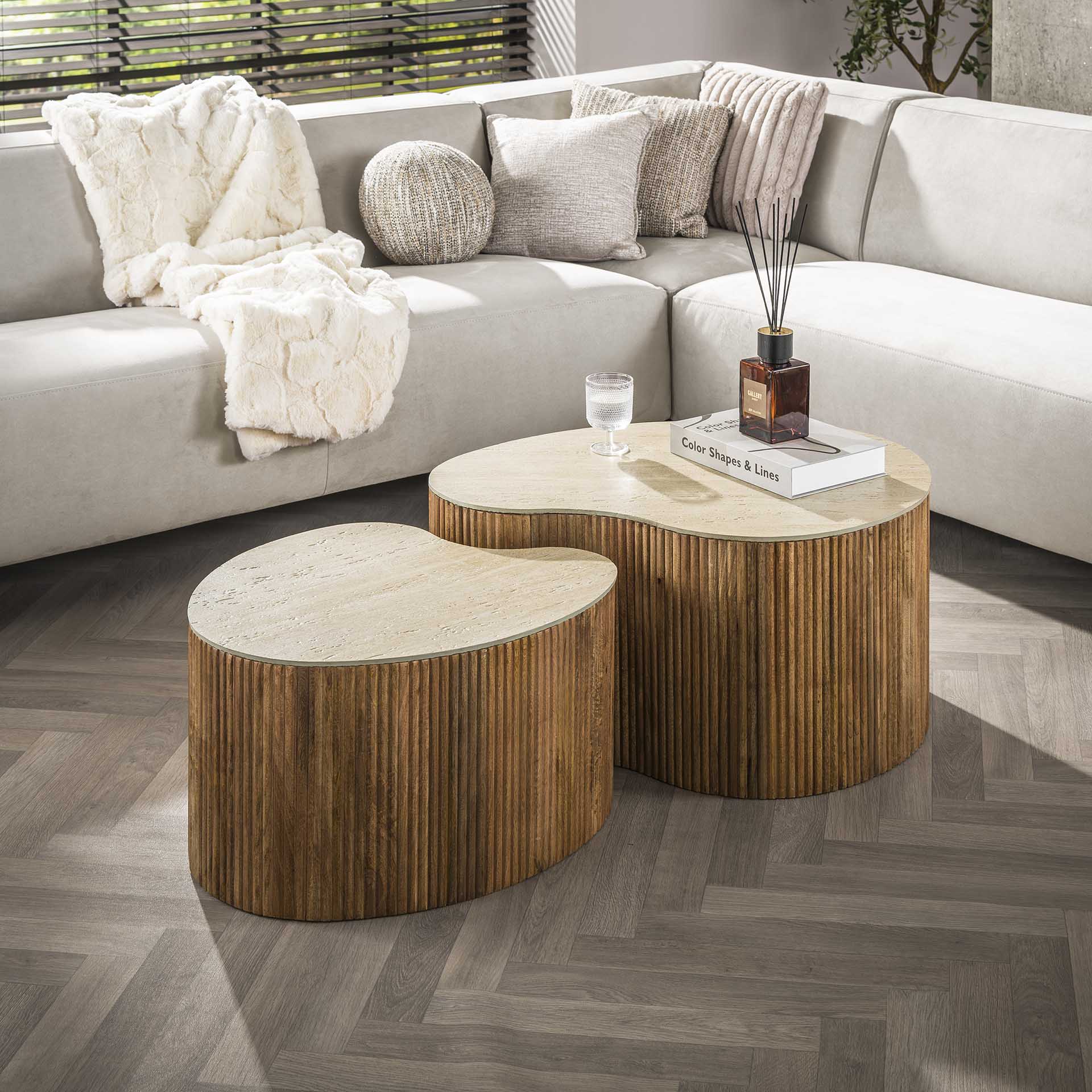 Couchtisch Set Nuovo Nierenförmig - lefurn.de