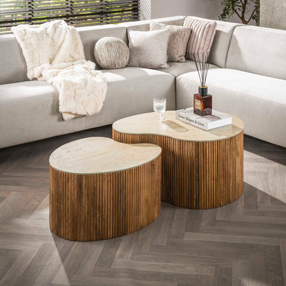 Couchtisch Set Nuovo Nierenförmig - lefurn.de