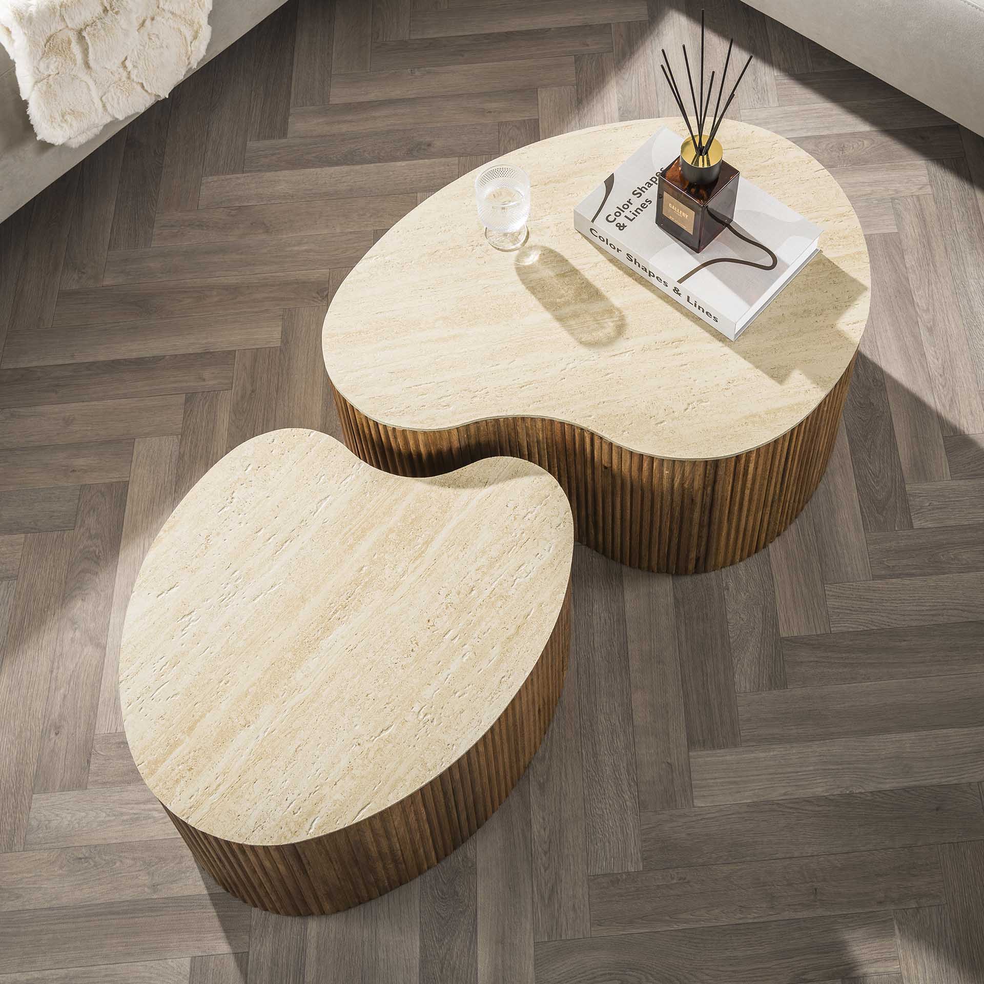 Couchtisch Set Nuovo Nierenförmig - lefurn.de