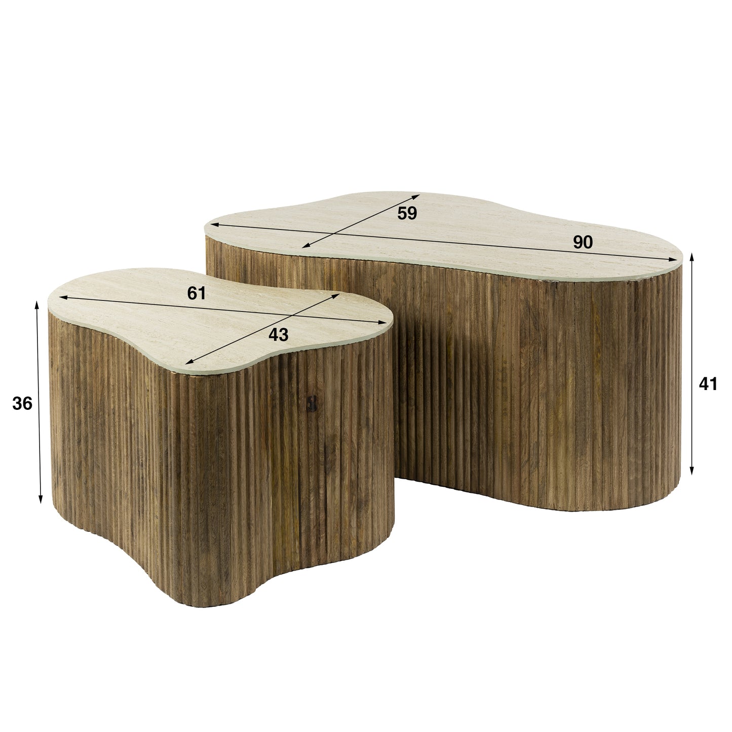 Couchtisch Set Nuovo Shamrock - lefurn.de