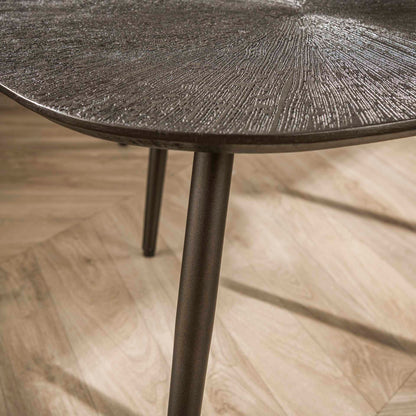 Couchtisch Set Ray Leaf von lefurn.de mit modernem Design und natürlicher Holzoptik, ideal für das Wohnzimmer.