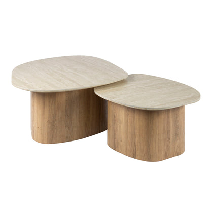 Couchtisch Set Romano Kiesel von lefurn.de 