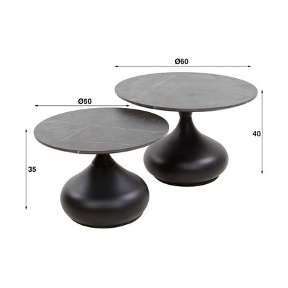 Couchtisch Set Tropfen - lefurn.de