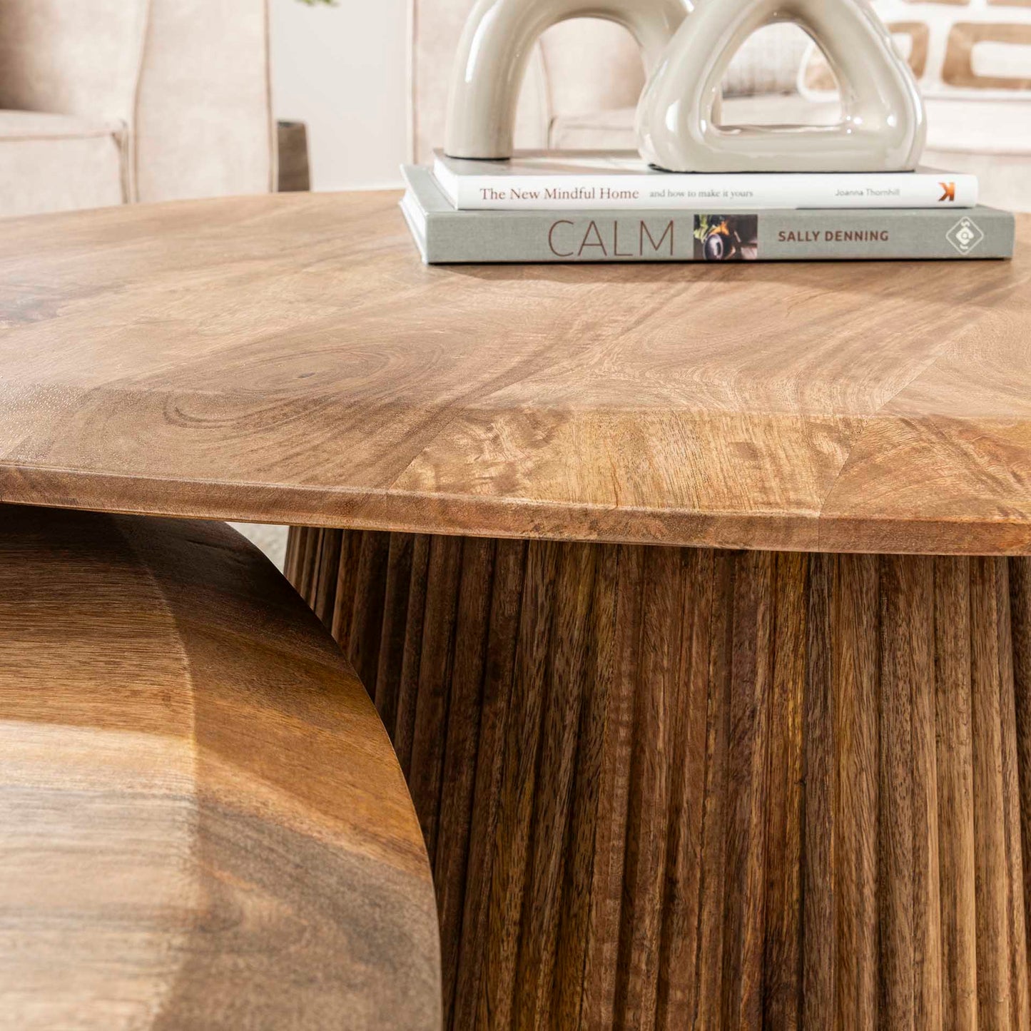Dreiteiliges Couchtisch-Set Wave Dreieck von lefurn.de