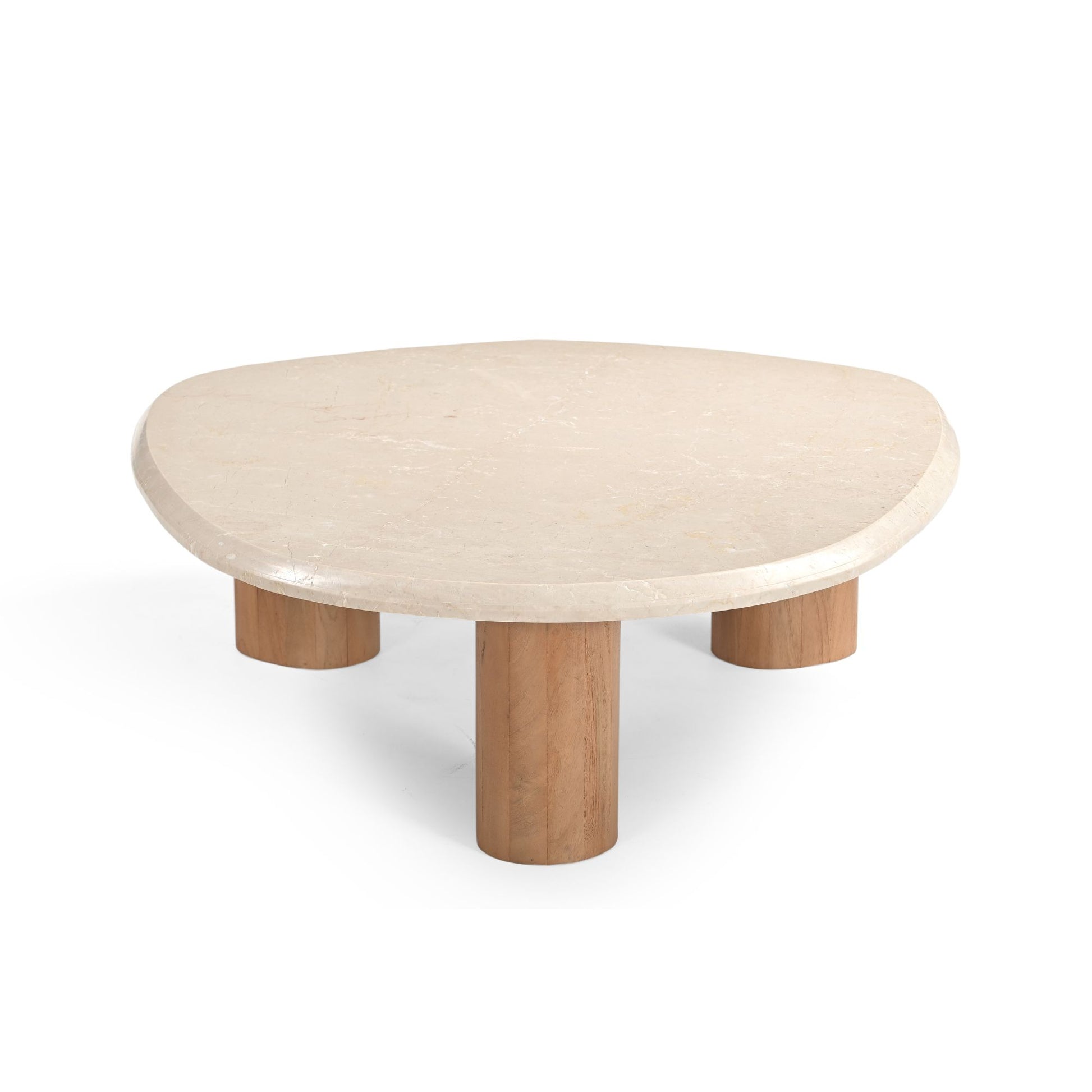 Moderner Couchtisch Nuvé 100 von lefurn.de aus Holz mit geradlinigem Design und heller Oberfläche.