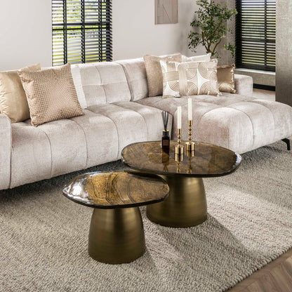 Elegantes Couchtisch-Set Eclipse von lefurn.de 