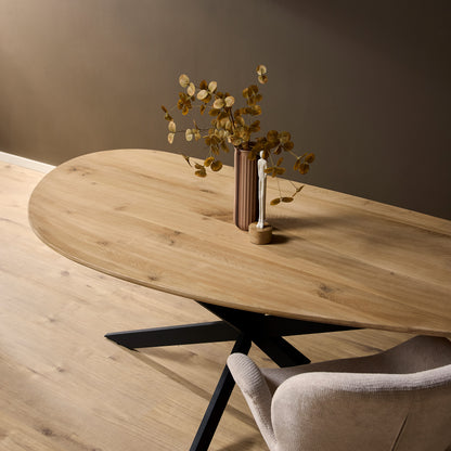 Eleganter Esstisch Wolke Organic von lefurn.de mit 180x84 cm, massives Holzdesign, modernes und natürliches Möbelstück
