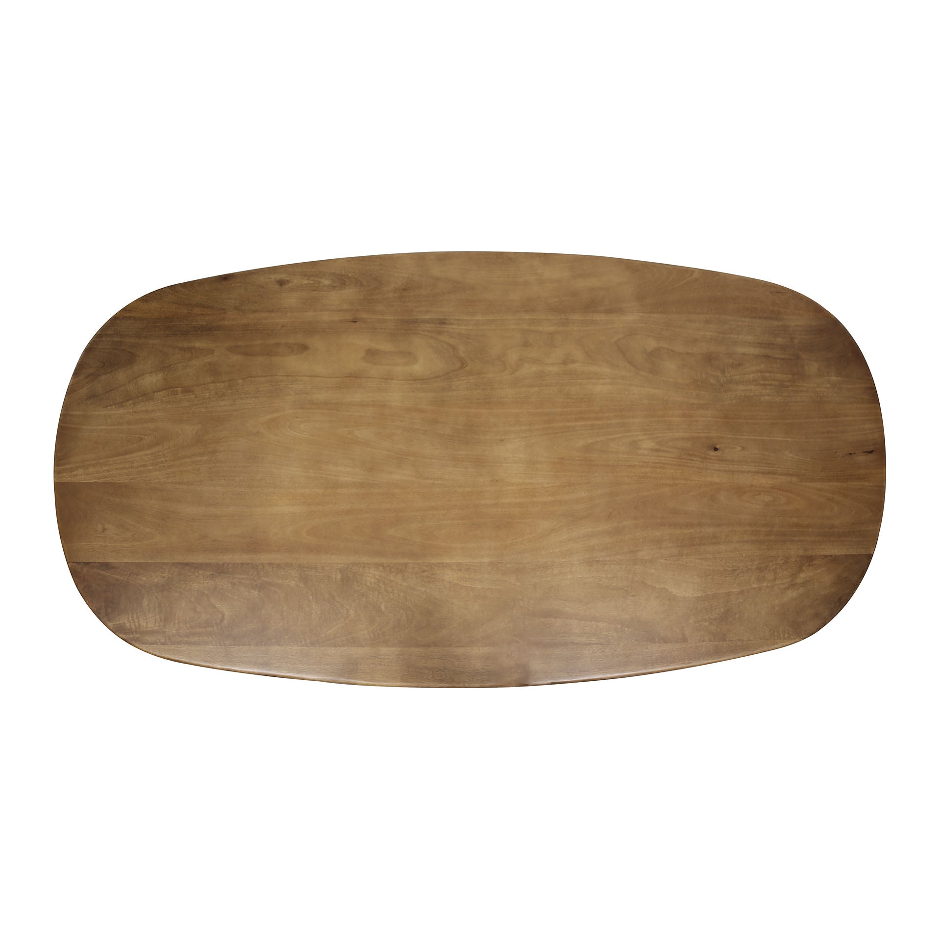 Großer Esstisch Cliff von lefurn.de mit 215 cm Länge, aus Holz gefertigt, zeigt die glatte Oberfläche und stabile Beine.