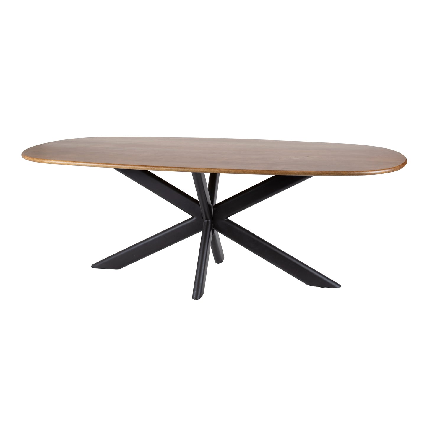 Großer Esstisch Cliff von lefurn.de aus Holz mit 215 cm Länge, elegantes Design für Esszimmer.
