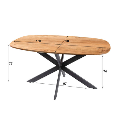 Esstisch Arhus 150 - lefurn.de