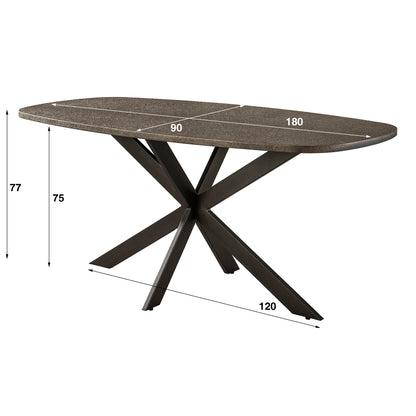 Esstisch Bronvik 180 - lefurn.de