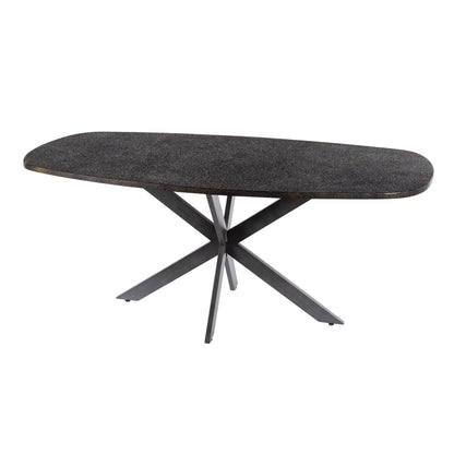 Moderner Esstisch Metallic 180 von lefurn.de