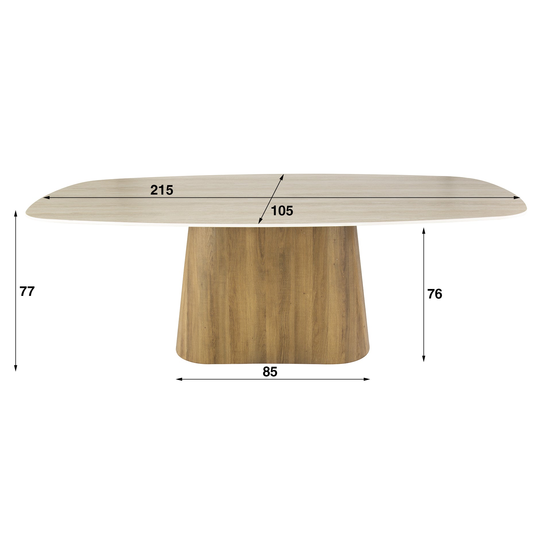 Esstisch Romano Centro 215 - lefurn.de