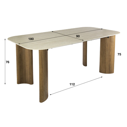 Esstisch Romano Curvo 180 - lefurn.de
