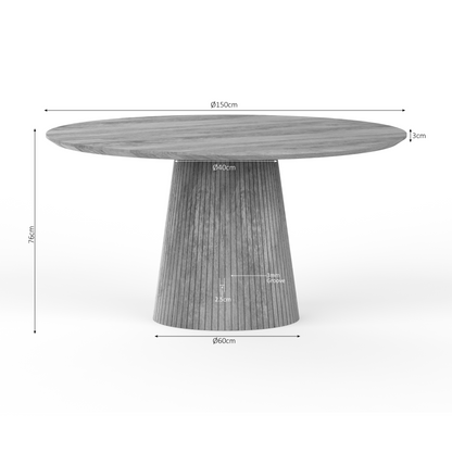 Esstisch Solana Natur 150 - lefurn.de