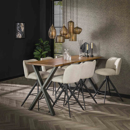 Hängelampe 4+3 Stripe Glas Horizontal - lefurn.de