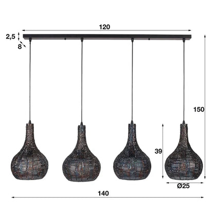 Hängelampe Armor Kegel 4L - lefurn.de