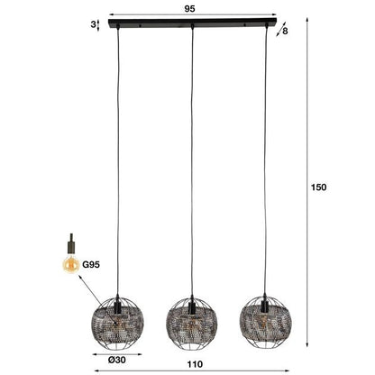 Hängelampe Armor Open 3L - lefurn.de