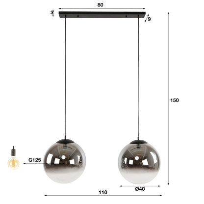 Hängelampe Bubble Shaded 2L - lefurn.de